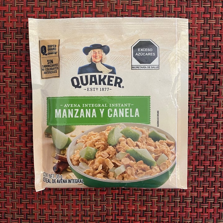 photo of Quaker Avena Instant Manzana Y Canela shared by @patitas1080 on  29 Mar 2021 - review