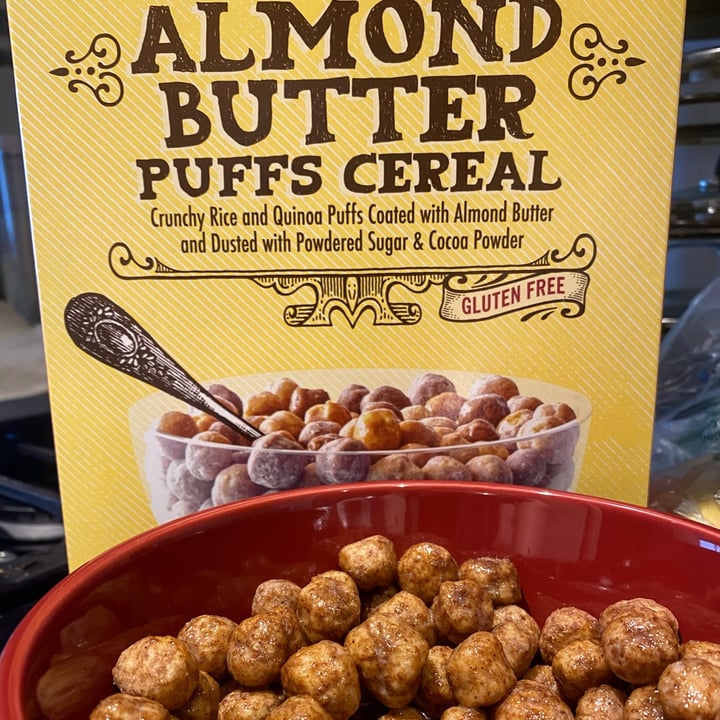 photo of Trader Joe's Almond Butter Puffs Cereal shared by @coffeeandveganfood on  11 Apr 2021 - review