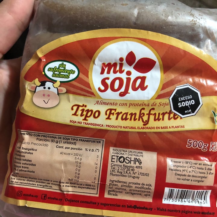 photo of Etosha Alimento En Proteína Se Sonjas Tipo Frankfurter shared by @mandibenitezx on  22 Apr 2021 - review