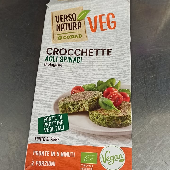 photo of Verso Natura Conad Veg Crocchette agli Spinaci shared by @greta94 on  19 May 2022 - review