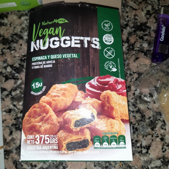 photo of Naturalrroz Vegan Nuggets De Espinaca Y Queso shared by @antomayol on  26 Jun 2022 - review