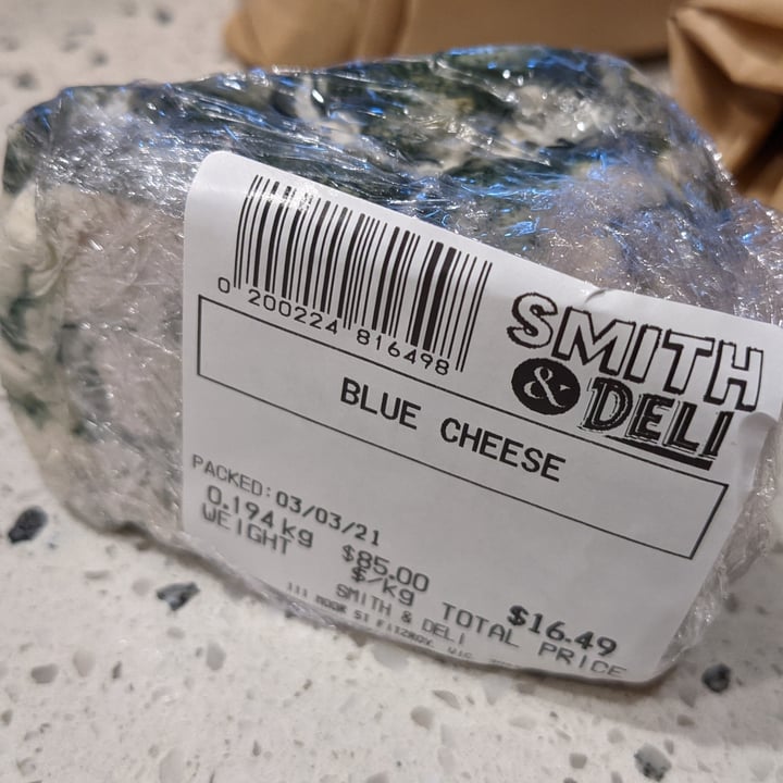 photo of Smith and Deli Blue cheese shared by @veganhels on  06 Mar 2021 - review