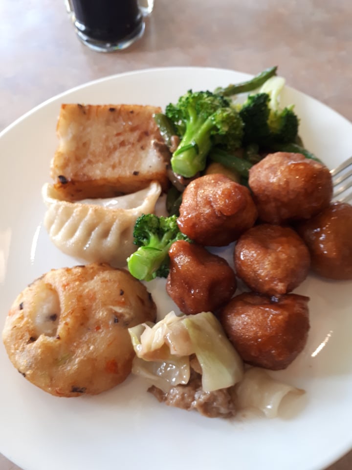 review photo of Lotus Pond Vegetarian Restaurant Lunch buffet shared by @riotcat on 13 Apr 2018 - review