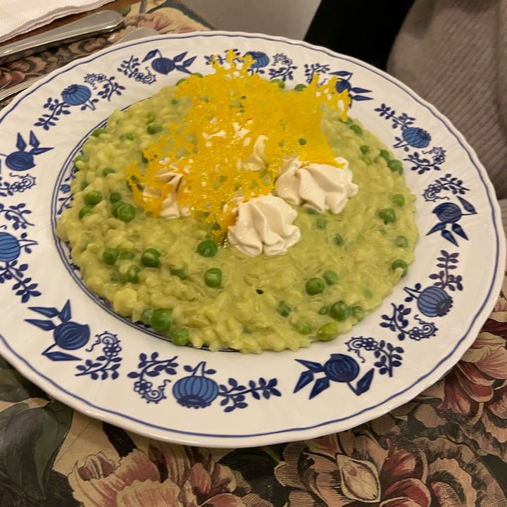 review photo of Sementis Risotto con piselli e Fonduta di anacardi shared by @laschiena on 27 Apr 2022 - review