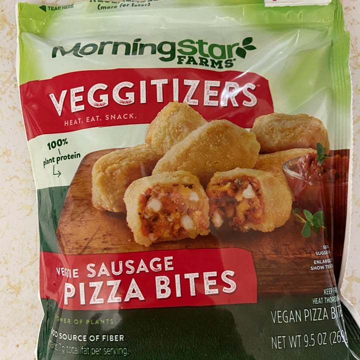 photo of MorningStar Farms Veggitizers Veggie Sausage Pizza Bites shared by @bearclaw1 on  21 Jul 2020 - review