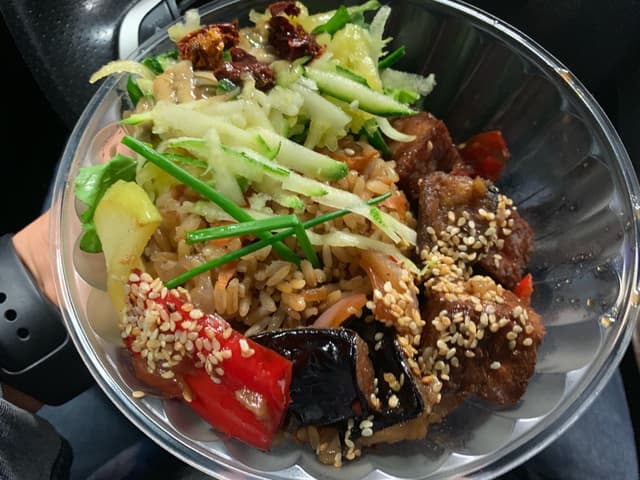 Photo of the dish “Arroz Cantones Con Eggplant Toffu”