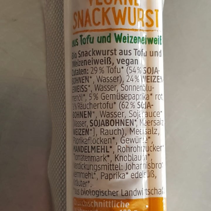 photo of dmBio Vegane Snackwurst shared by @vanpanda on  13 Apr 2022 - review