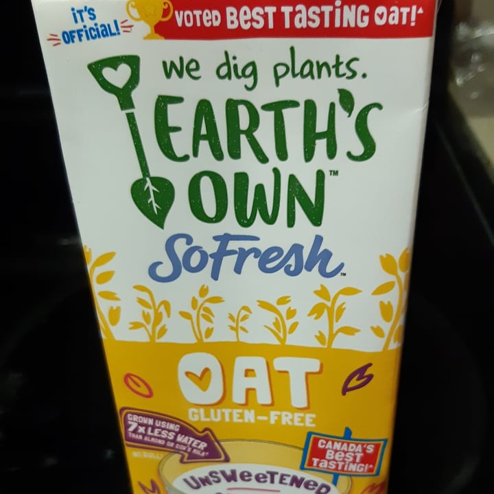photo of Earth's Own So Fresh Oat Unsweetened Original Beverage shared by @hbchic on  22 Dec 2020 - review