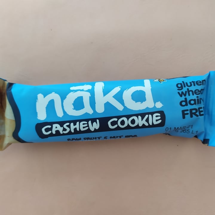 photo of Nākd. Cashew Cookie Bar shared by @itsnotserenity on  09 Dec 2020 - review