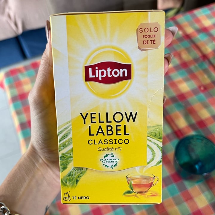 photo of Lipton Yellow label Classico shared by @elisacanella93 on  29 Sep 2022 - review