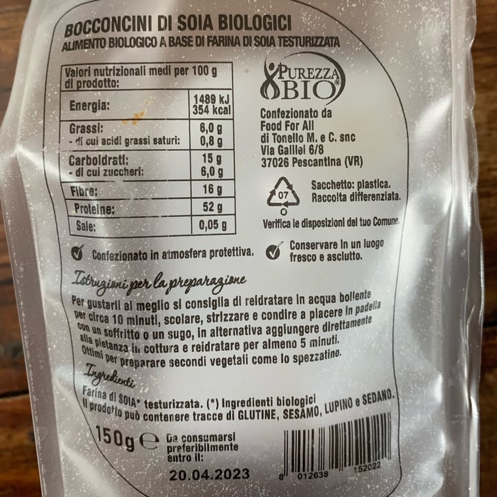 review photo of Purezza bio Bocconcini di soia shared by @gaia32 on 11 Jun 2022 - review