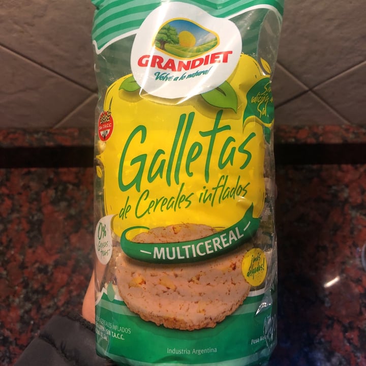photo of Grandiet Galletas de arroz multicereal shared by @annae on  29 Jul 2021 - review