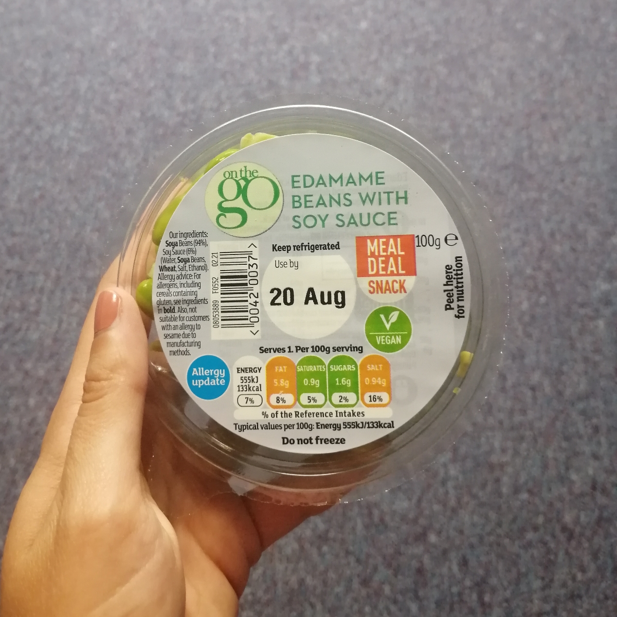 Sainsbury's Edamame beans with soy sauce Reviews abillion