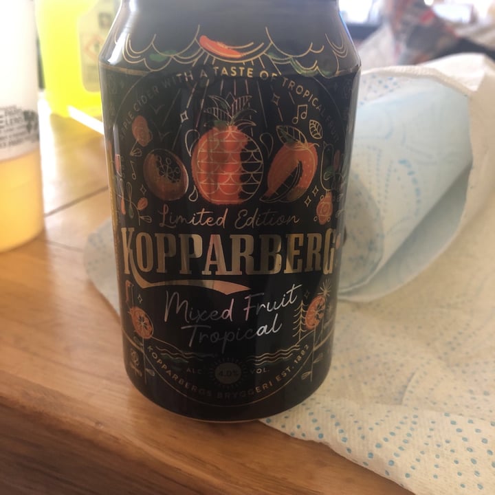 photo of Kopparberg Mixed fruit tropical cider shared by @niamhemma on  26 Jun 2021 - review