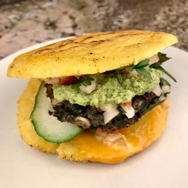 Photo of the dish “Falafel Style Arepa”