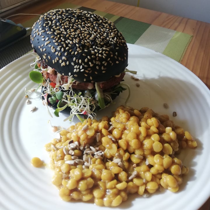 photo of The Sunshine Food Sprouting Co Charcoal Burger shared by @allygreen on  02 Jul 2021 - review