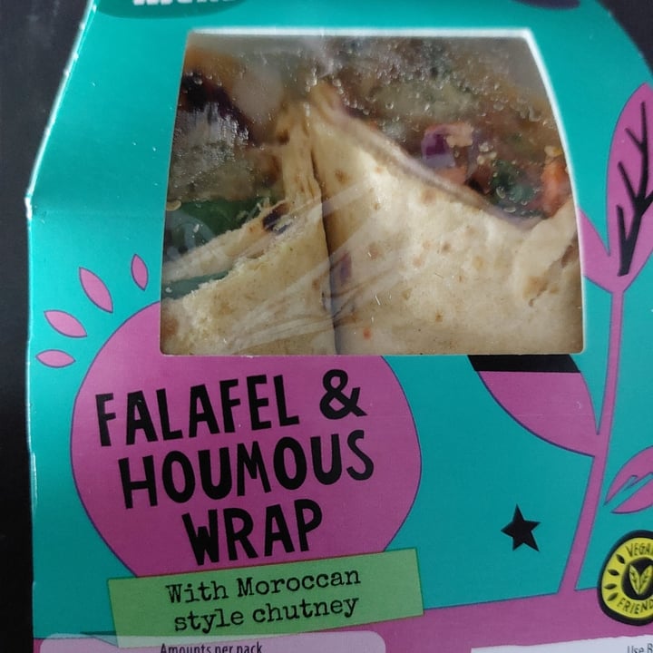 photo of Plant Menu Falafel & Houmous Wrap shared by @sayareaper on  24 Jan 2022 - review