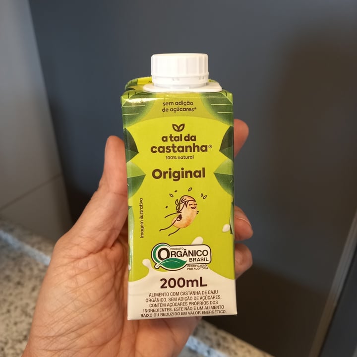review photo of A Tal da Castanha Bebida vegetal shared by @cibellepassos on 21 May 2022 - review