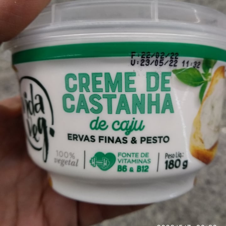 photo of Vida Veg Creme de Castanha de Caju com Ervas Finas & Pesto shared by @alezs on  09 May 2022 - review