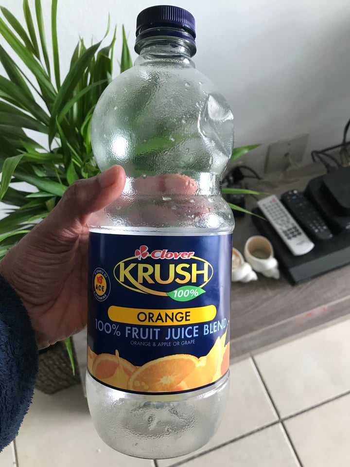photo of Clover Clover Krush Orange Juice shared by @ravindernow on  09 Aug 2020 - review