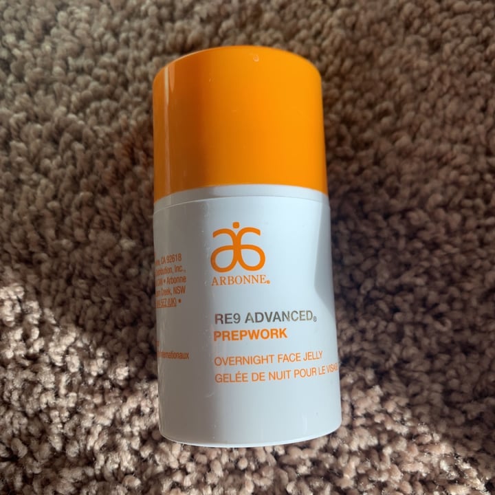 review photo of Arbonne Re9 Advanced Prepwork Overnight Face Jelly shared by @tgugliotti on 30 Dec 2020 - review