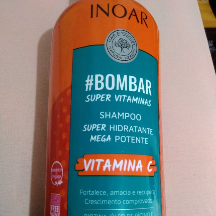 review photo of Inoar Shampoo #Bombar Super Vitaminas shared by @carinehs on 17 Apr 2022 - review