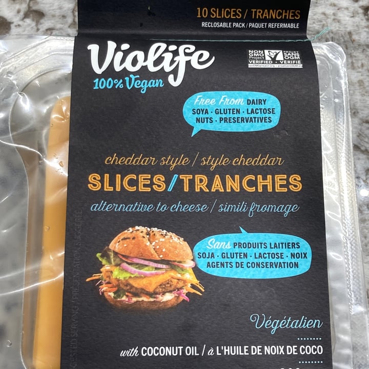 photo of Violife Cheddar Slices shared by @nishka on  20 Oct 2021 - review