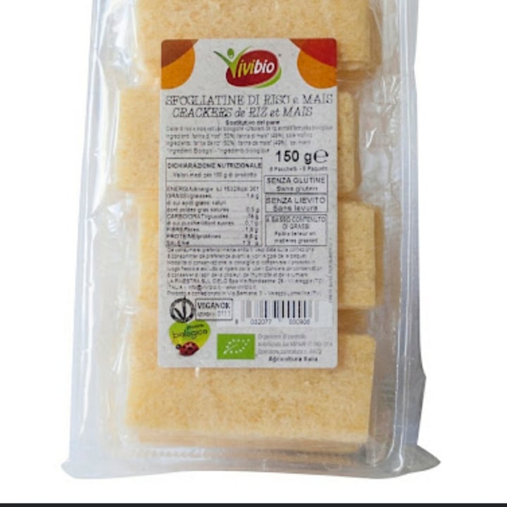 photo of Vivibio Gallette di Mais shared by @debmas on  13 Apr 2022 - review