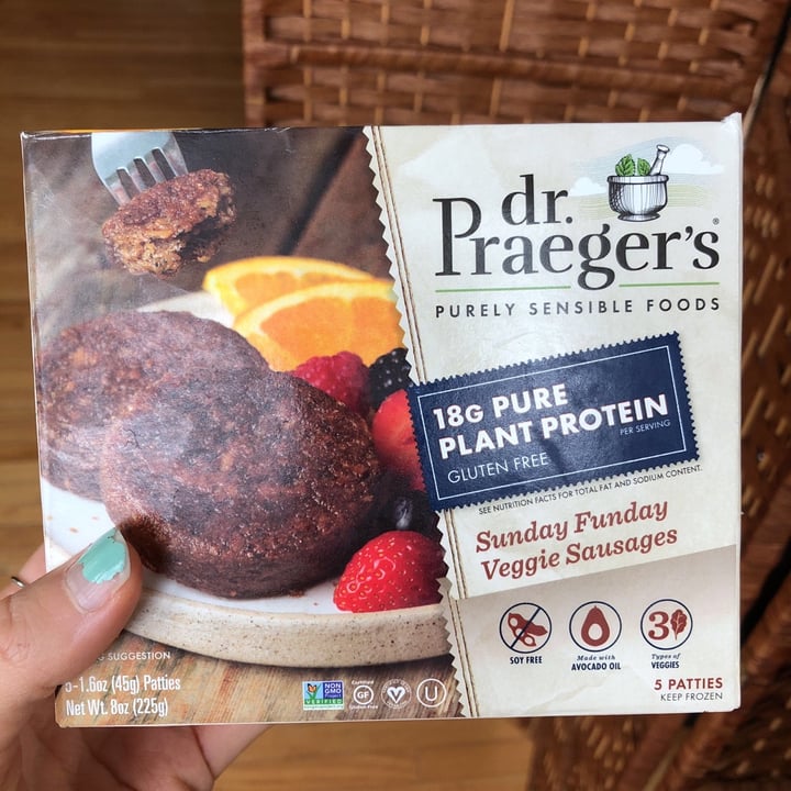 photo of Dr. Praeger's Sunday Funday Veggie Sausages shared by @giishet on  01 Dec 2020 - review
