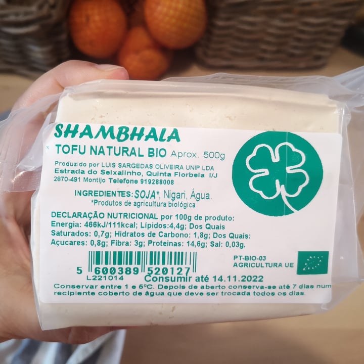 photo of Shambala Naturais Tofu fresco (natural, marinho, abóbora) shared by @susaysan on  05 Nov 2022 - review