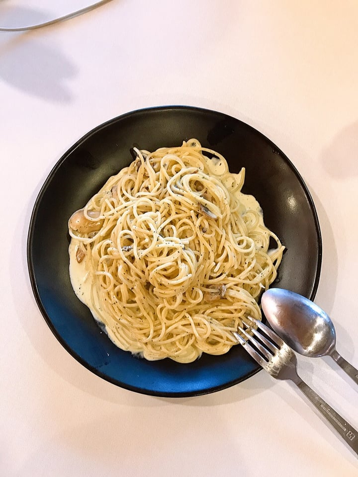 photo of GroVe Mushroom Pesto Cream Pasta shared by @earthlynlsy on  15 Mar 2019 - review