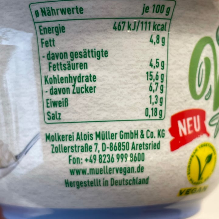 photo of Müller Vegan Reis pur shared by @julyn on  12 Mar 2021 - review