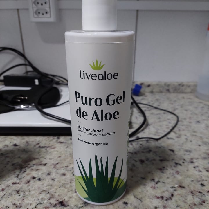 photo of Livealoe Gel de aloe vera shared by @andreabvenancio on  27 Jul 2022 - review