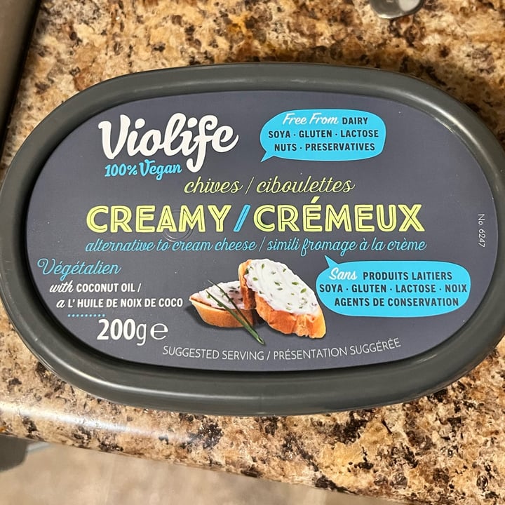photo of Violife Chives Creamy  shared by @vzachzillav on  31 Dec 2021 - review