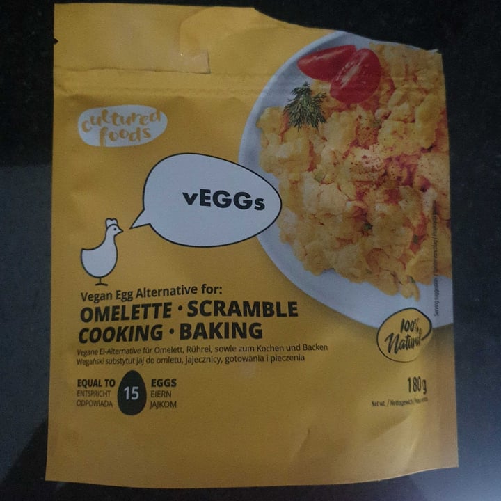 photo of Cultured Foods Vegan Egg Alternative For Omelette, Scramble, Cooking, Baking shared by @mandymngn on  06 Sep 2022 - review