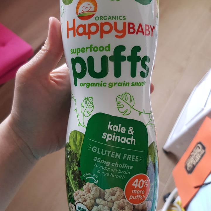 photo of Happy Baby Superfood Puffs Kale and Spinach shared by @ming333 on  22 Oct 2021 - review