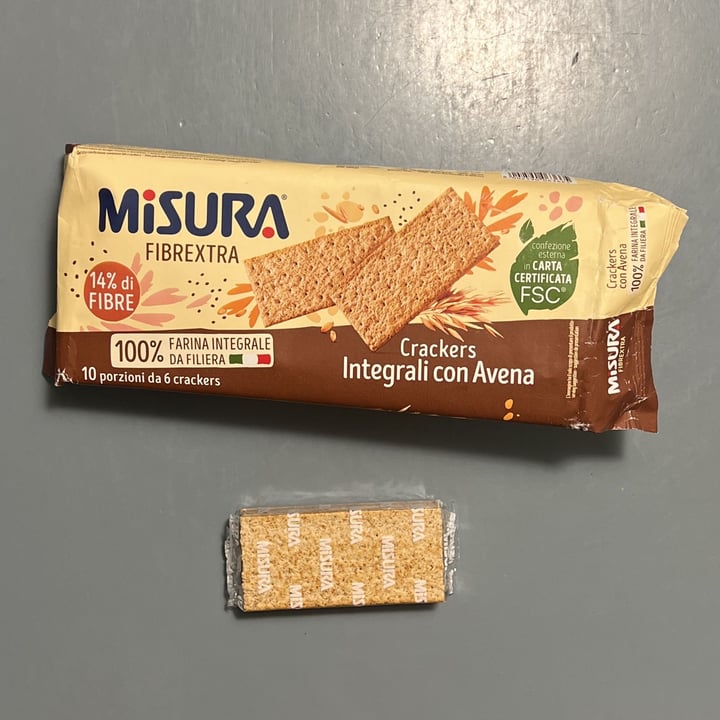 photo of Misura Cracker integrali con avena shared by @smilesmile on  14 Sep 2022 - review