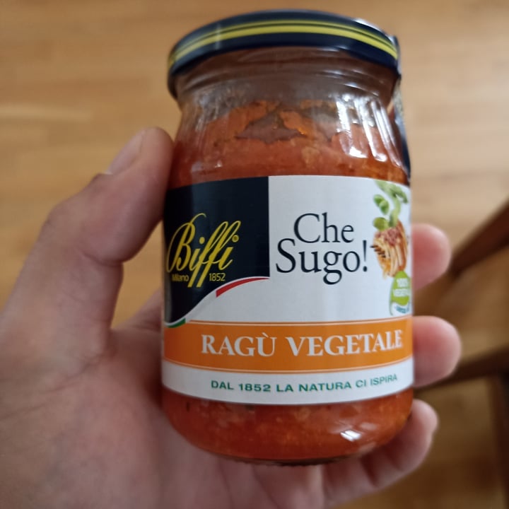 review photo of Biffi Ragù Vegetale (in barattolo di plastica) shared by @earthlingmalna on 14 May 2022 - review