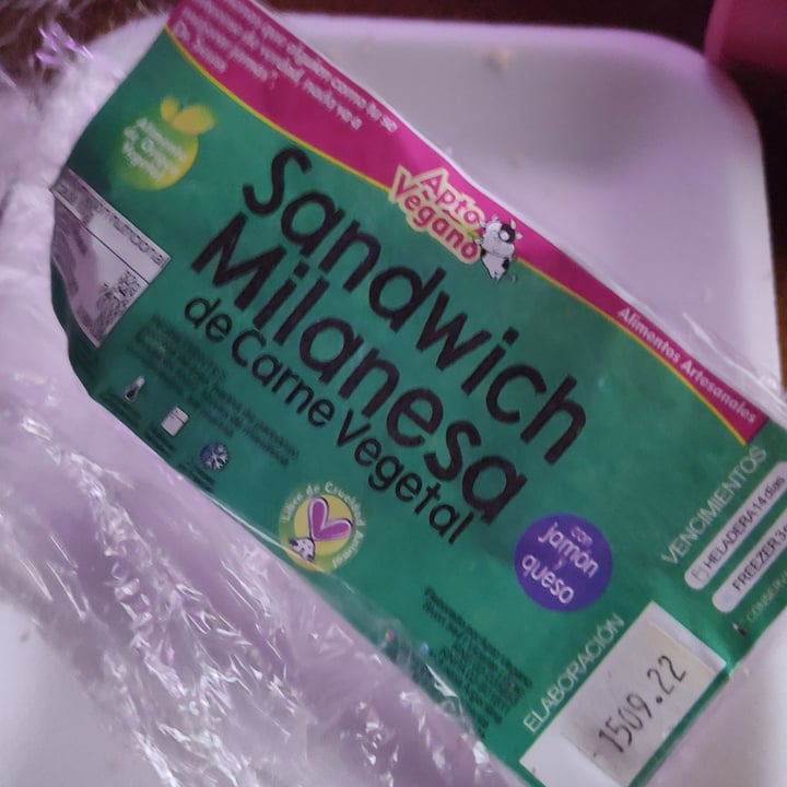 review photo of Apto Vegano Consciente Sándwich De Milanesa shared by @martinlag on 26 Sep 2022 - review