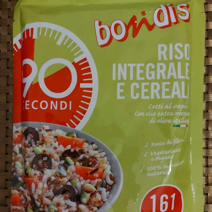 photo of Bondis Riso Integrale E Cereali shared by @vickyvegan on  03 Jan 2022 - review