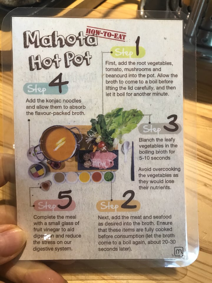 photo of Mahota Kitchen (French Road) Vegetarian hot pot shared by @chachacha on  19 Nov 2018 - review