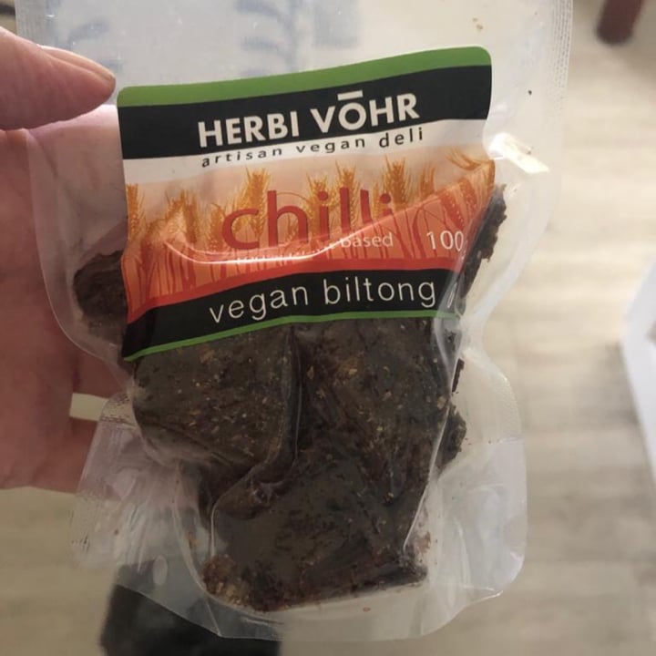 photo of HERBI VŌHR Chilli Vegan Biltong shared by @judymiddup on  03 Nov 2020 - review