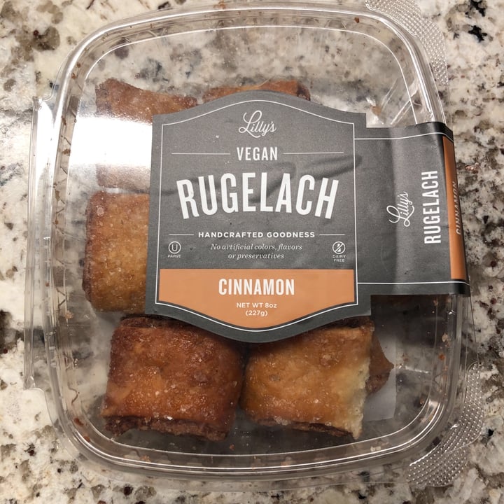 photo of Lilly's Baking Co Cinnamon Rugelach shared by @springfarmsanctuary on  31 Dec 2020 - review