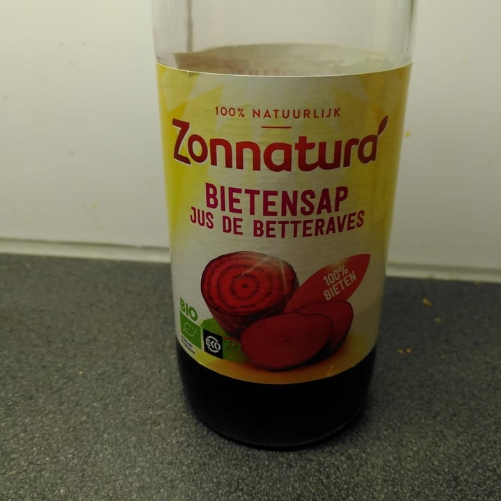 photo of Zonnatura Bietensap Jus De Betteraves shared by @satyavati on  19 Feb 2022 - review