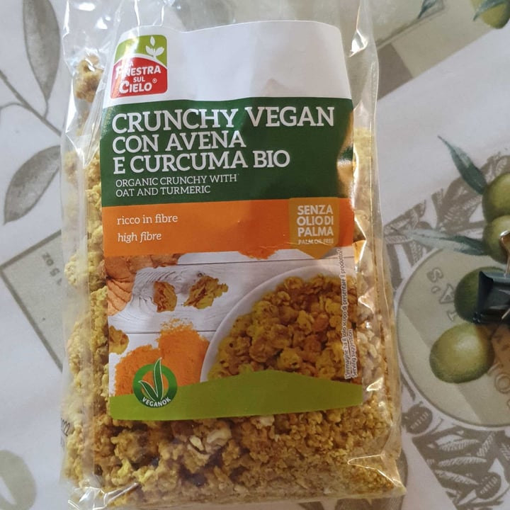 photo of La Finestra Sul Cielo Crunchy vegan con avena e curcuma bio shared by @leo1969 on  12 Jun 2022 - review