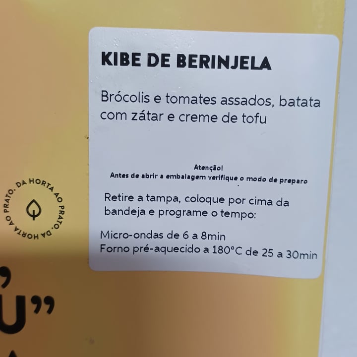 photo of Beleaf Kibe de berinjela shared by @michelleciascavegan on  09 Dec 2021 - review