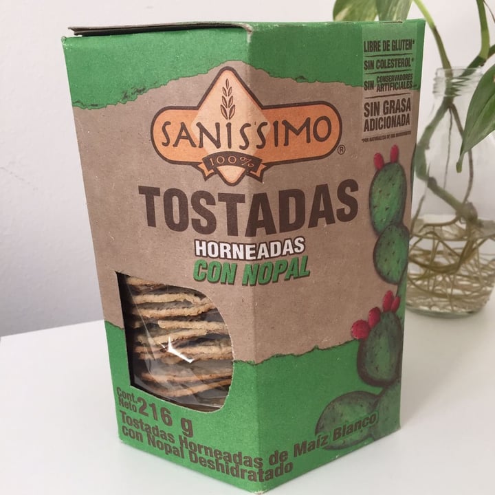 photo of Sanissimo Tostadas de Maíz Con Nopal shared by @zullybee on  27 Apr 2022 - review