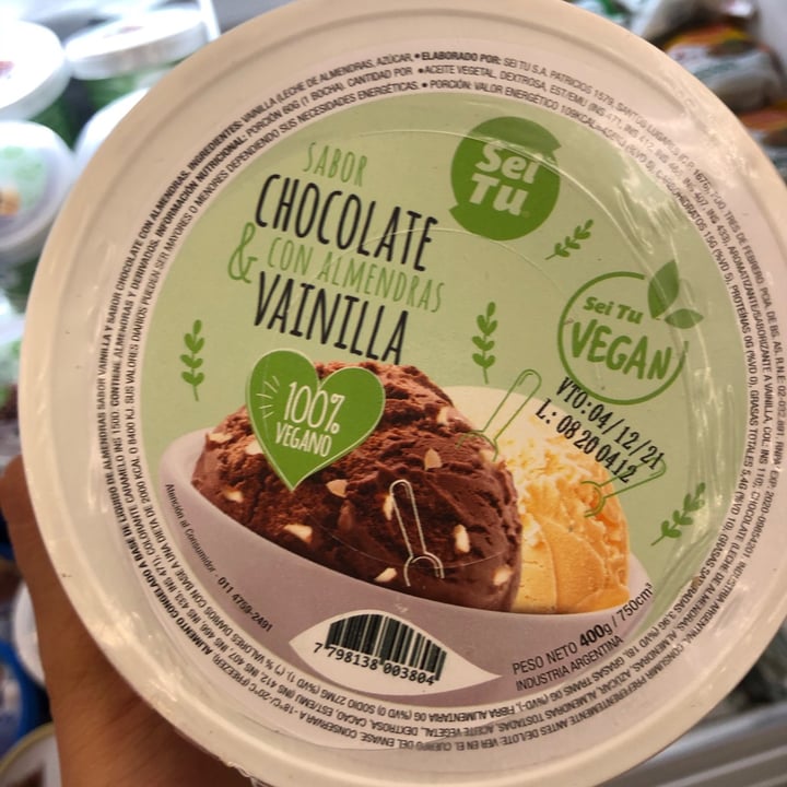 photo of Sei Tu Sei Tu Vegan Vainilla y Chocolate con Almendras shared by @beluve on  13 Feb 2021 - review