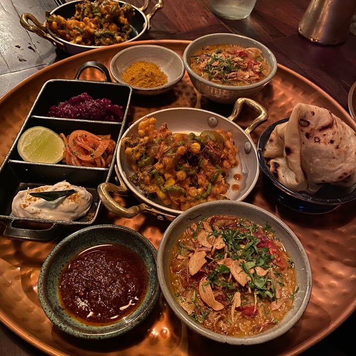 photo of Thali Restaurant Vegan Tasting Menu shared by @monetkiara on  27 Aug 2021 - review