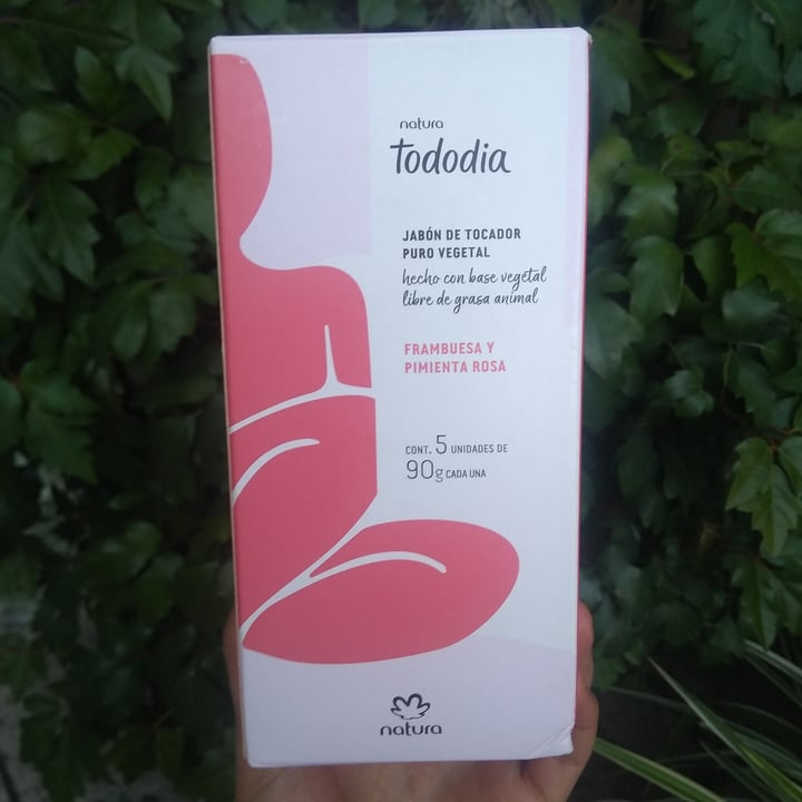 review photo of Natura Jabón de tocador Pimienta Y Frambuesa Roja shared by @flornijas on 04 Apr 2021 - review